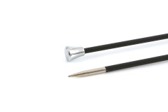 KnitPro Single Point Knitting Needles - Karbonz - 35cm (3.00mm)