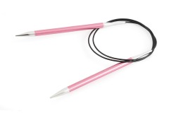 KnitPro Fixed Circular Knitting Needles - Zing - 60cm (6.50mm)