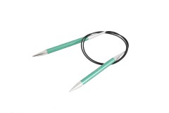 KnitPro Fixed Circular Knitting Needles - Zing - 80cm (8.00mm)
