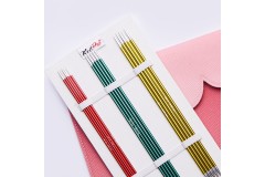 KnitPro Double Point Knitting Needles - Zing - 20cm Set