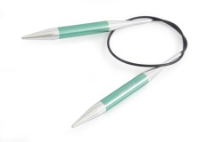KnitPro Fixed Circular Knitting Needles - Zing - 40cm (8.00mm)