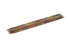 KnitPro Double Point Knitting Needles - Symfonie Wood - 15cm (5.50mm)