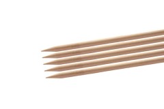 KnitPro Double Point Knitting Needles - Basix Beech - 20cm (8.00mm)