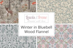 Lewis and Irene - Winter in Bluebell Wood Flannel Collection