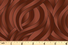 Lewis and Irene - Reflections - Swirls - Chocolate (A512.3)