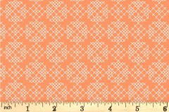 Lewis and Irene - Folk Floral - Cross Stitch - Autumn Orange (A668.1)