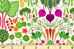 Lewis and Irene - The Kitchen Garden - Vegetable Extravaganza - Cream (A820.1)