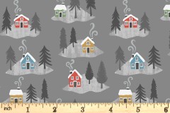 Lewis and Irene - Snow Day - Snow Day Houses - Grey with White Pearl (C36.3)