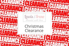 Lewis and Irene - Christmas Clearance