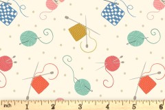 Lewis and Irene - Small Things Crafts - Knitting and Crochet - Cream (SM33.1)
