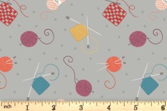 Lewis and Irene - Small Things Crafts - Knitting and Crochet - Grey (SM33.3)