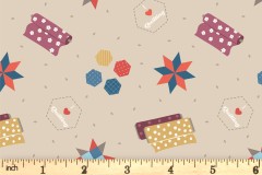 Lewis and Irene - Small Things Crafts - Quilting - Natural (SM36.1)