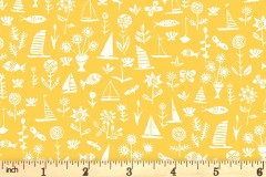 Liberty Fabrics - Riviera - Sealife - Yellow (01666455/C)