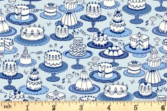 Liberty Fabrics - Garden Party - Afternoon Tea - Blue China (01667327/A)