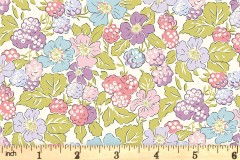 Liberty Fabrics - Postcard from the Highlands - Raspberry Forage (01667359/A)