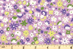 Liberty Fabrics - Carnaby - Bloomsbury Blossom - Lilac (04775949/B)