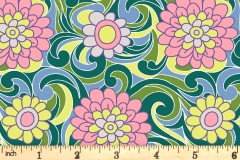 Liberty Fabrics - Carnaby - Carnation Carnival - Pastels (04775951/B)
