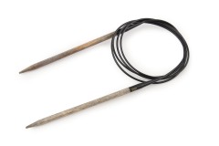 Lykke Fixed Circular Knitting Needles - Driftwood - 47in/120cm (5.00mm)
