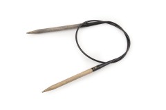 Lykke Fixed Circular Knitting Needles - Driftwood - 16in/40cm (4.50mm)