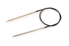 Lykke Fixed Circular Knitting Needles - Driftwood - 32in/80cm (3.50mm)
