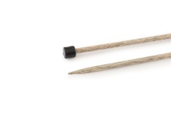 Lykke Single Point Knitting Needles - Driftwood - 10in/25cm (3.00mm)