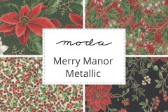 Moda - Merry Manor Metallic Collection