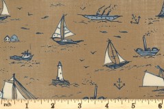 Moda - To the Sea - Boats - Sand (16930-17)