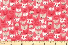 Moda - Woof Woof Meow - Here Kitty Kitty - Pink (20565-18)