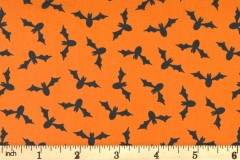Moda - Too Cute to Spook - Wing Ding - Orange Pumpkin (22423-13)