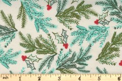 Moda - Cheer and Merriment - Spruce Sprig - Natural (45533-11)