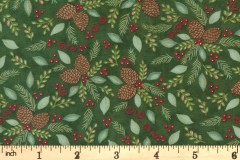 Moda - Woodland Winter - Pine Cones - Pine Green (56094-14)