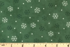 Moda - Woodland Winter - Snowflake - Pine Green (56097-14)