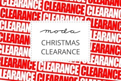 Moda - Christmas Clearance