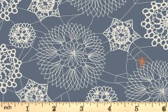 Ruby Star Society - Spooky Darlings - Doily Spider Web - Ghostly with Metallic (RS5076-16M)