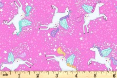 Makower - Fairy Dust - Unicorn - Pink (050/P)