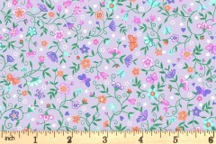 Makower - Fairy Dust - Flower Trail - Lilac (052/L)