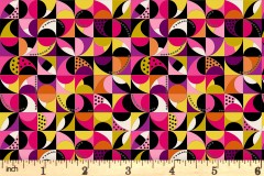 Makower - Jewel Tones - Mosaic - Pink (2301/P)
