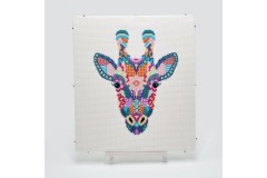 Meloca Designs - Mandala Giraffe (Cross Stitch Kit)