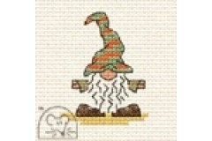 Mouseloft - Tiddlers - Gnome (Cross Stitch Kit)