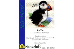 Mouseloft - Stitchlets - Puffin (Cross Stitch Kit)