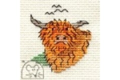 Mouseloft - Stitchlets - Highland Cow (Cross Stitch Kit)