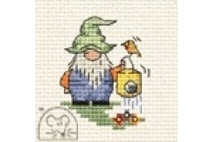 Mouseloft - Stitchlets - Gnome with Watering Can (Cross Stitch Kit)