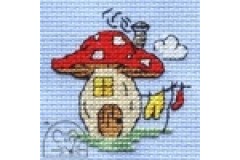 Mouseloft - Stitchlets - Toadstool Cottage (Cross Stitch Kit)