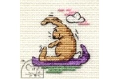 Mouseloft - Stitchlets - Yoga Bunny (Cross Stitch Kit)