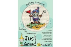 Mouseloft - Just Gnomes! - Golfing A-round (Cross Stitch Kit)