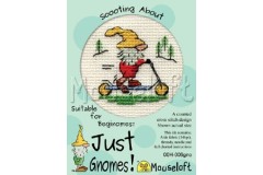 Mouseloft - Just Gnomes! - Scooting About (Cross Stitch Kit)