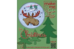 Mouseloft - Make Me For Christmas - Moose (Cross Stitch Kit)