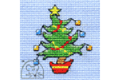 Mouseloft - Make Me For Christmas - Happy Tree (Cross Stitch Kit)