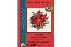 Mouseloft - Stitchlets for Christmas - Poinsettia (Cross Stitch Kit)