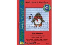 Mouseloft - Stitchlets for Christmas - Jolly Penguin (Cross Stitch Kit)